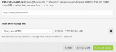 Cloudflare Siempre Usar HTTPS
