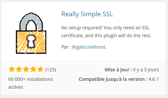 Really Simple SSL sur WordPress.org