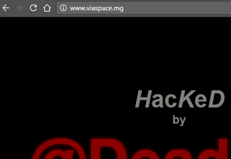 Le piratage fait pointer le site du Bianco vers Viaspace.mg