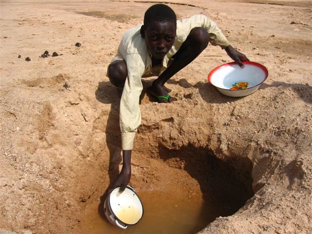 Puit d'eau saumatre