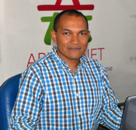 Andry, fondateur de la Fintech Ariary.net