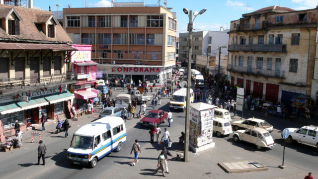 Quelques trafics routiers dans la ville d'Antananarivo