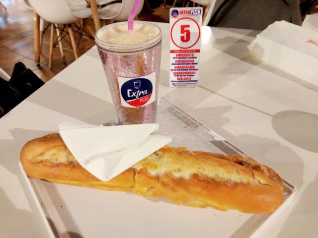 Mon sandwich Tasty et mon milkshake