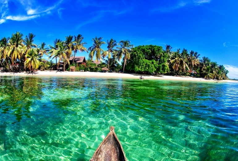 La beauté de la plage malgache