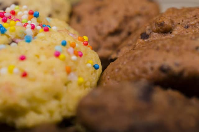 Le cookie sweety, avec ses vermicelles de toutes le couleurs