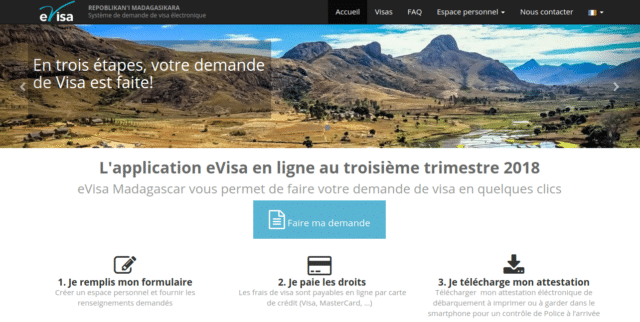 Le mode de fonctionnement de la plateforme eVisa