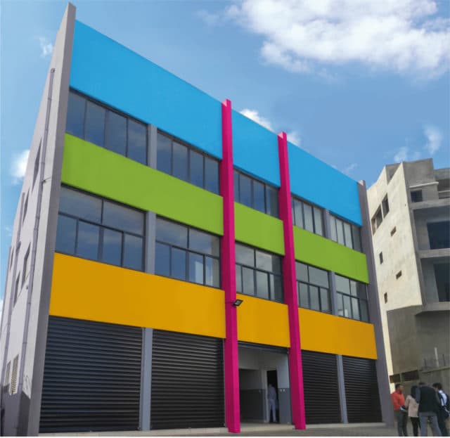 Les nouveaux locaux où travaillent désormais Faly et son équipe