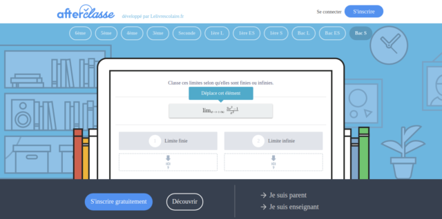 Afterclasse, le logiciel de révision pour les lycéens et les collégiens