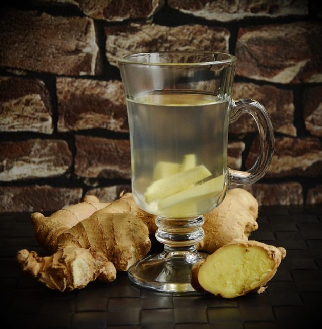 Du thé froid de gingembre