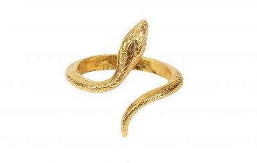 Comptez moins de 50 € pour cette bague branchée et intemporelle de la collection Snake