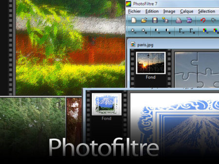 Simple et organisé, Photofiltre convient aux débutants