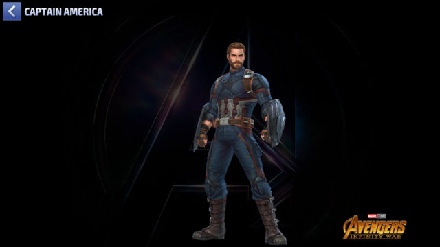 Captain America, tel qui était dans Avengers : Infinity War