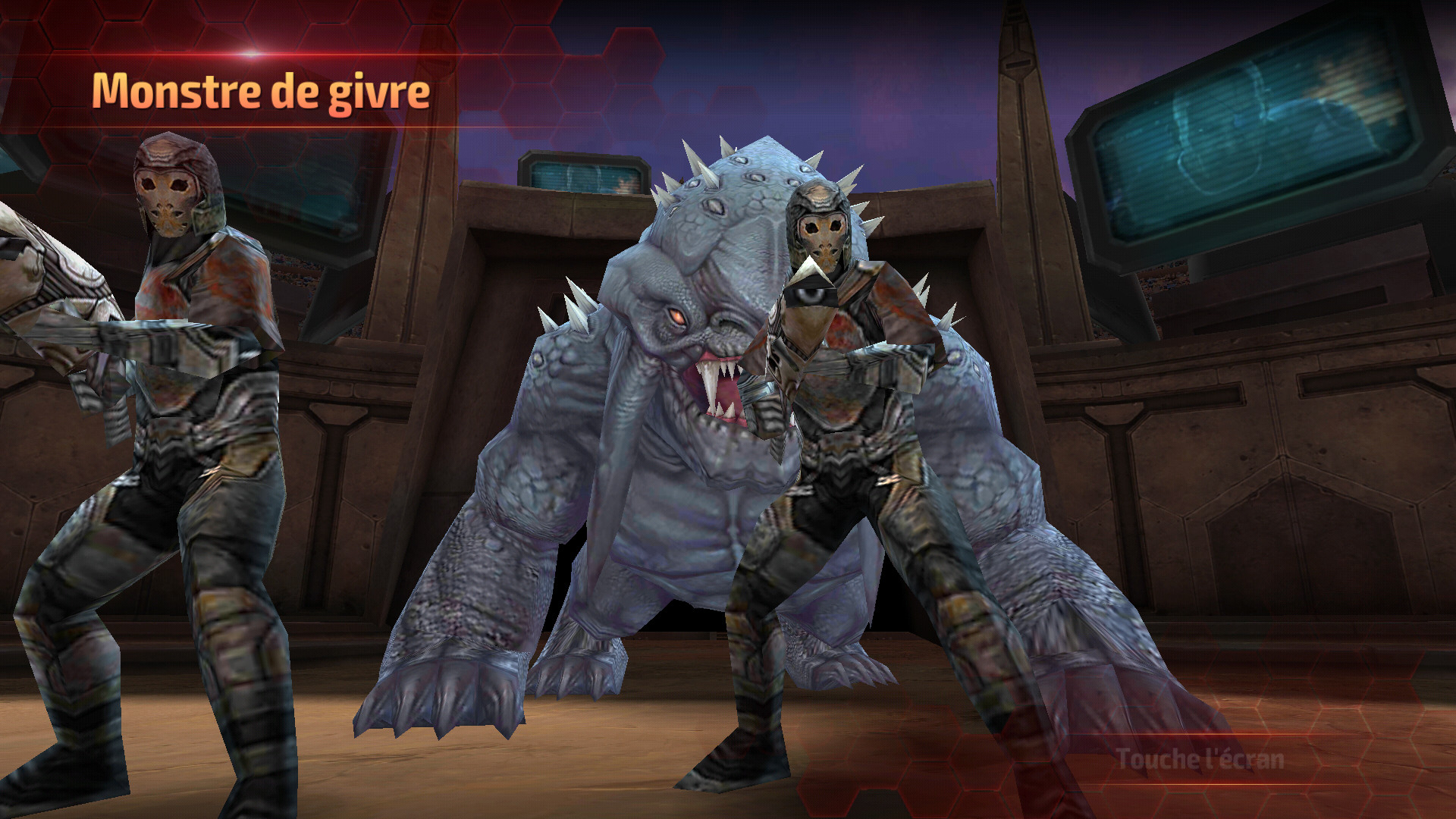 L'arène ainsi que la bête et les minions du mode tournoi d'alliance