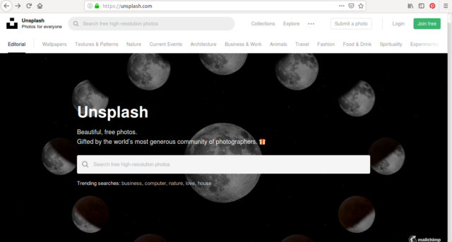 Unsplash, l'un des meilleurs sites de photos gratuites et libre de droit !