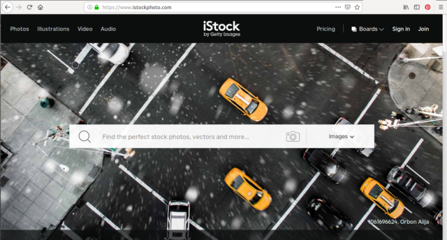 Istockphoto héberge des millions d'images gratuites et libres de droits