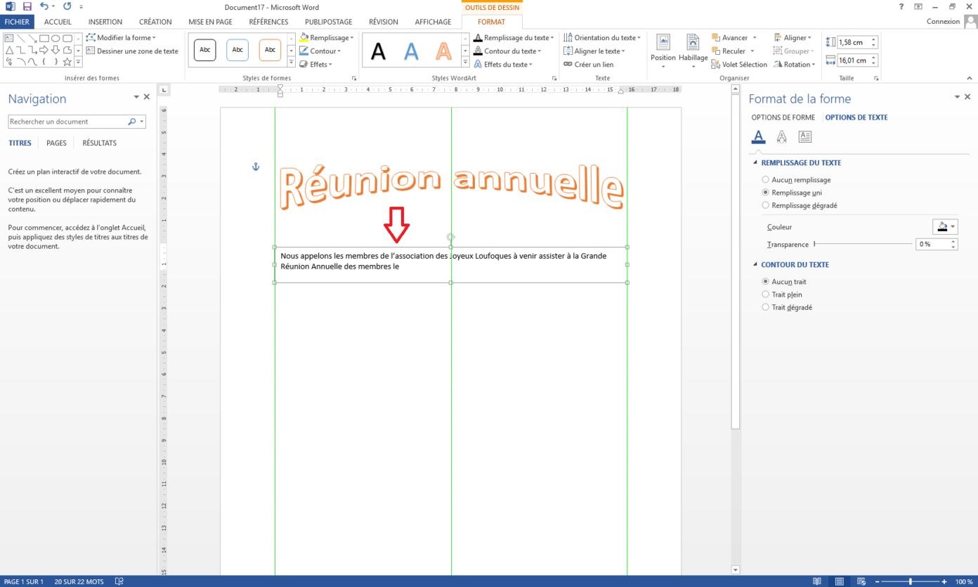 Create a superb poster in Word in only 3 steps!