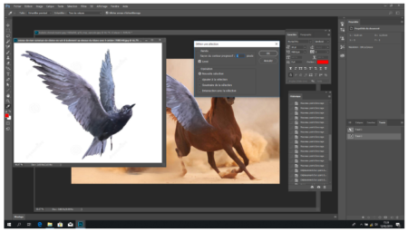 The progressive outline smoothes the crenelated edges of a selection, here, set it to 1 pixel!