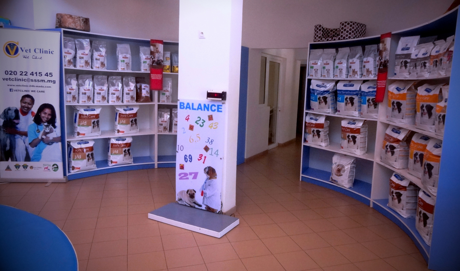 Faîtes un tour par Vet Clinic, vous y trouverez tout ce qu'il faut pour votre chiot !