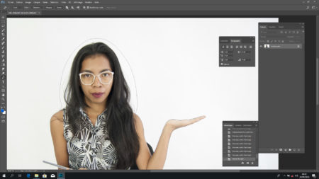 clipping with the feather tool