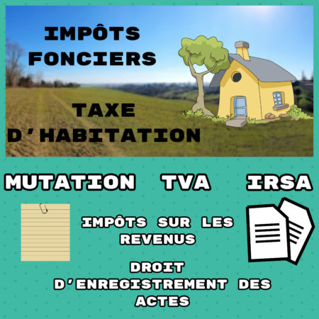 Un Tananarivien connaît au moins un type d'impôts sur les 7 mentionnés