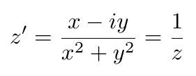 Inverse d'un nombre complexe non nul