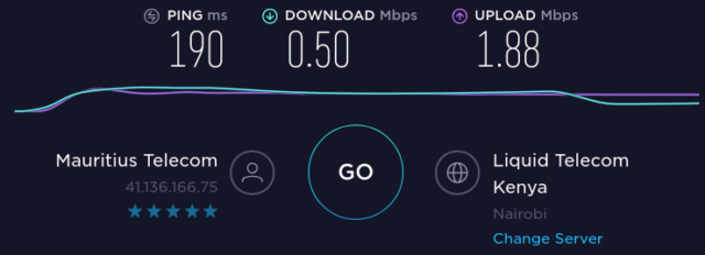 Internet à Maurice avec le Kenya