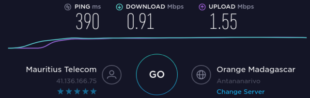 Internet à Maurice avec Madagascar