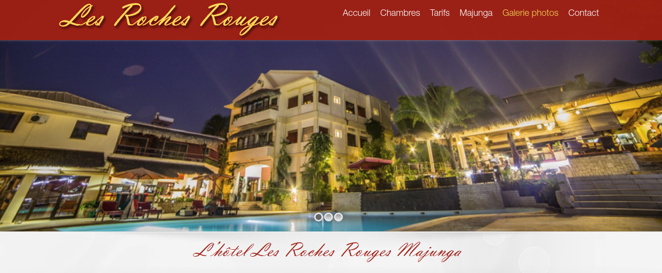L'hôtel Les Roches Rouges de Majunga