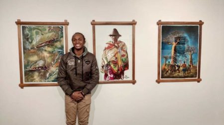 Les tableaux de Natoa exposés à l'IFM