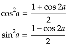 Formules de trigonométrie : linéarisation