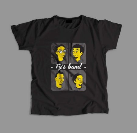 Fy & Band en mode Simpson (j'en veux un moiiii !, je parle du T-shirt :P)