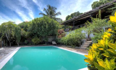 Une grande piscine pour se rafraîchir de la chaleur