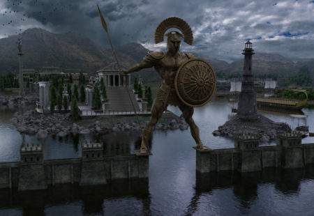 Une reproduction en 3D de cette imposante figure emblématique