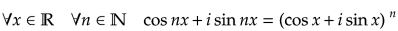 Formule de Moivre