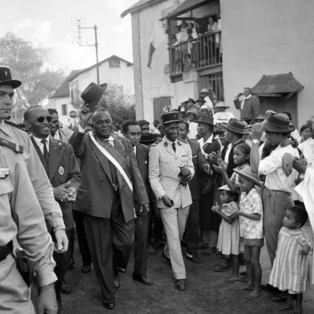 Le premier président de la république malgache Philibert Tsiranana