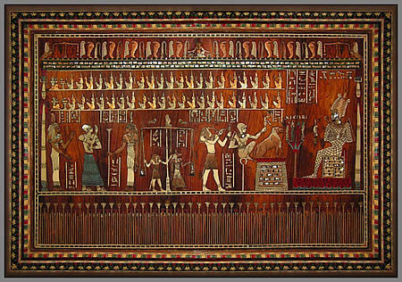 La marqueterie tire son origine de la civilisation égyptienne