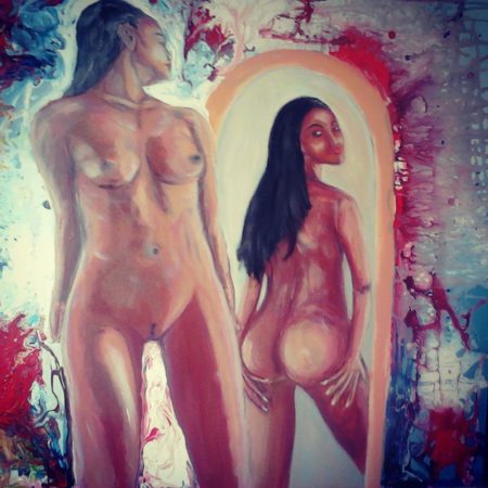 La connaissance de soi, c'est ce que Raherz veut mettre en avant dans cette œuvre et non la nudité. Voici « iza no fitaratra ? »