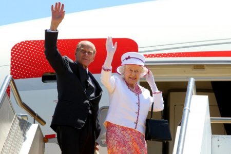 La reine Elisabeth lors de ces déplacements