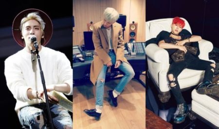 Los más grandes compositores de Kpop (de izquierda a derecha) : Jonghyun RIP (SHINee), Zico (Block B) y el legendario GDragon (Big Bang), el rey del Kpop :)