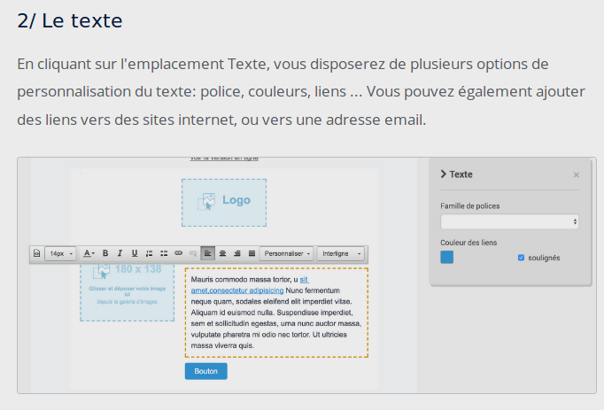 Un petit aperçu des explications détaillées auxquelles vous aurez droit dans le guide