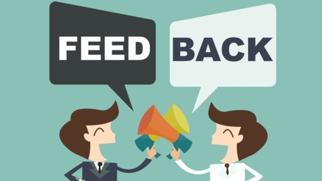 Le feed-back est l'action de renvoyer l'information ou le message à l'émetteur initial