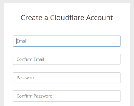 Creating a Cloudflare account