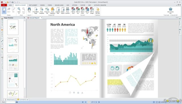 Capture vidéo sur le site de Soda PDF, un des meilleurs lecteurs PDF
