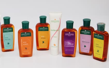 Gamme huiles et crèmes d’Homeopharma