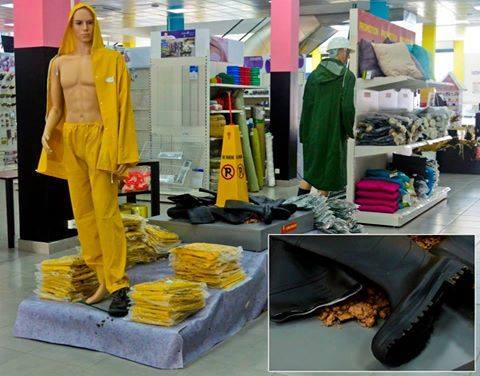 Le rayon équipements de protection individuelle