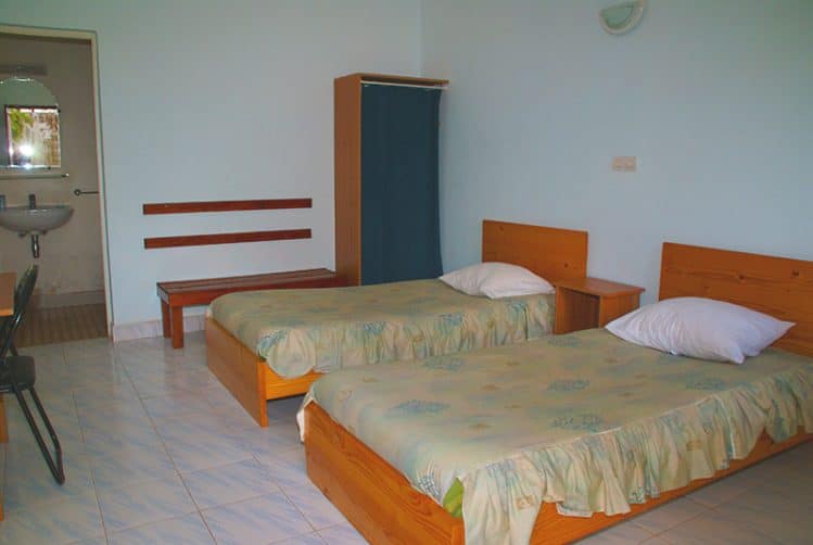 Chambre twin de l'Auberge du Cheval Blanc