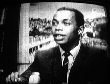 Le président Gabriel Ramanantsoa sur la TVM, en 1972