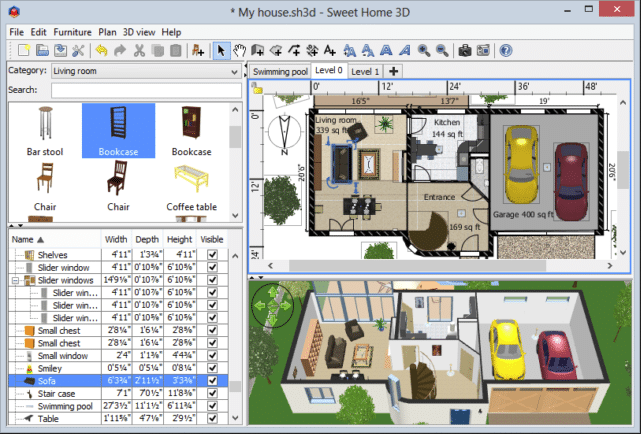Sweet Home 3D, Open Source Architecture Software