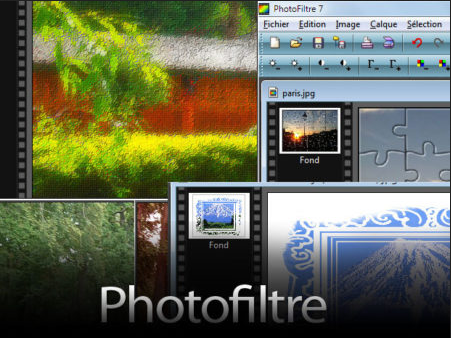 Jednoduchý a uspořádaný, Photofiltre je vhodný pro začátečníky