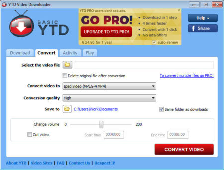 Youtube Video Downloader, un completo y fácil de usar software de descarga de vídeo
